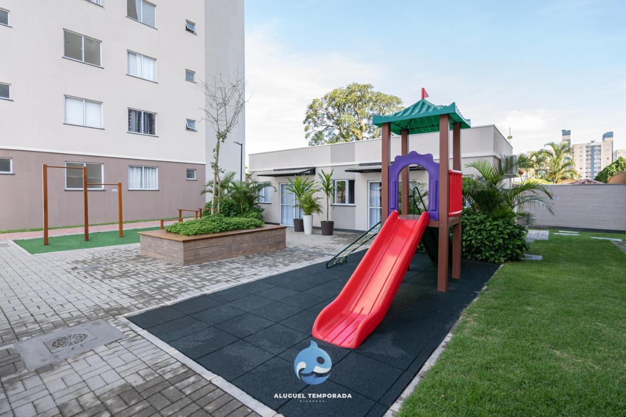 Appartement Apartamento 150M Da Praia Com Sacada, Wi-Fi Ar Condicionado, Piscina, Portaria 24H, Playground E Vaga De Garagem à Piçarras Extérieur photo