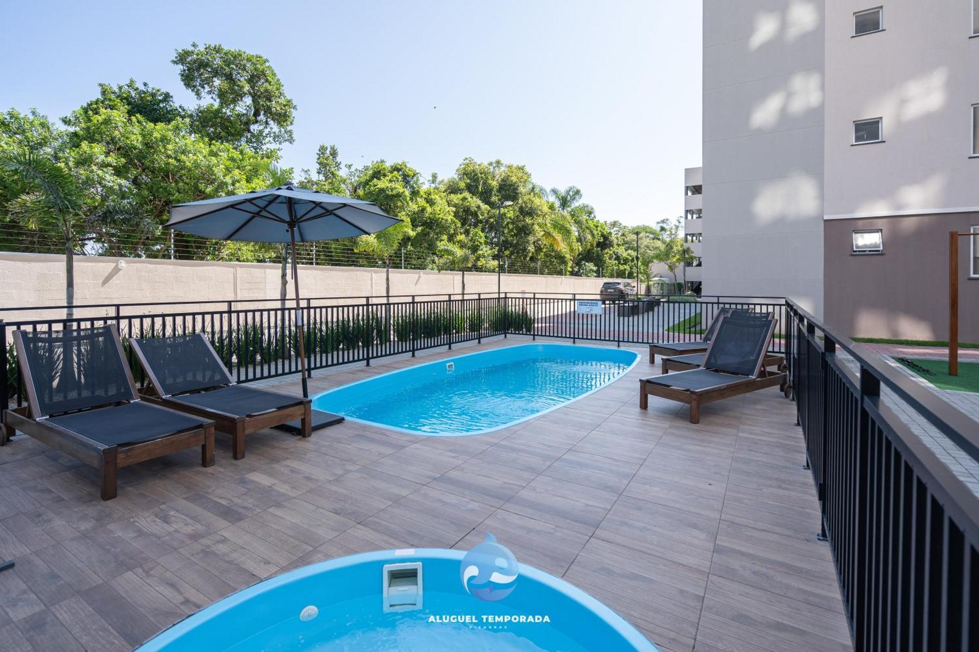 Appartement Apartamento 150M Da Praia Com Sacada, Wi-Fi Ar Condicionado, Piscina, Portaria 24H, Playground E Vaga De Garagem à Piçarras Extérieur photo