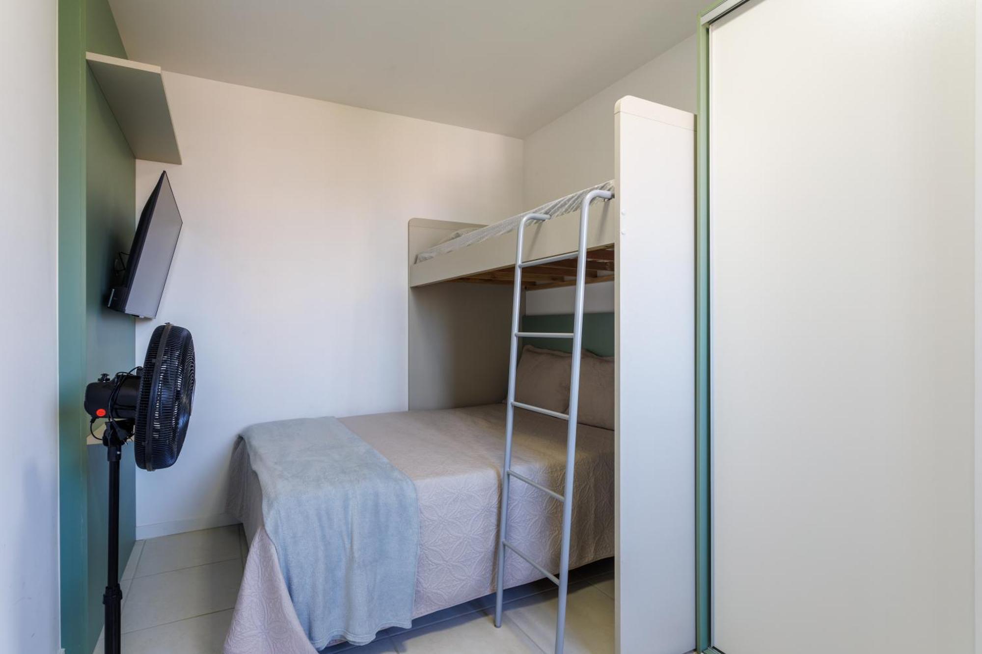 Appartement Apartamento 150M Da Praia Com Sacada, Wi-Fi Ar Condicionado, Piscina, Portaria 24H, Playground E Vaga De Garagem à Piçarras Chambre photo