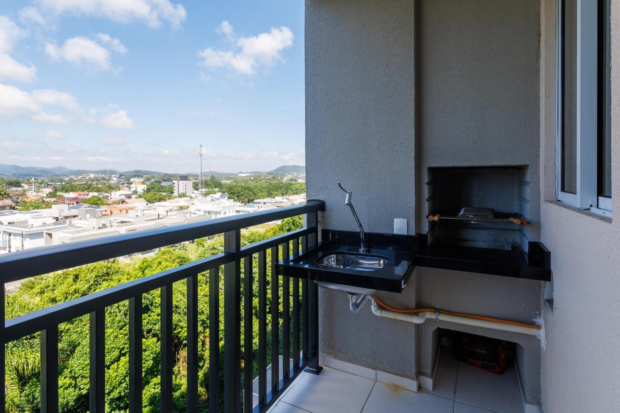 Appartement Apartamento 150M Da Praia Com Sacada, Wi-Fi Ar Condicionado, Piscina, Portaria 24H, Playground E Vaga De Garagem à Piçarras Chambre photo