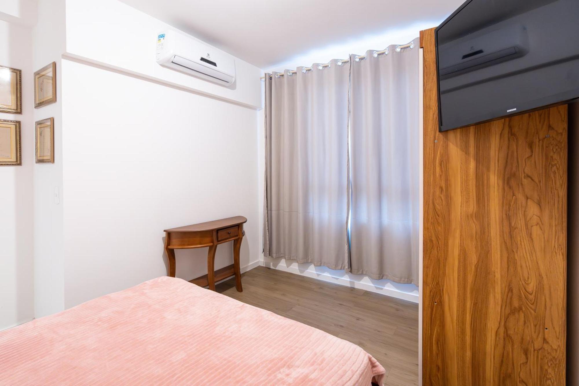 Appartement Apartamento 150M Da Praia Com Sacada, Wi-Fi Ar Condicionado, Piscina, Portaria 24H, Playground E Vaga De Garagem à Piçarras Chambre photo